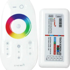 12V/24V RGB Radio Frequency Receiver + Remote for 5  Channel Output