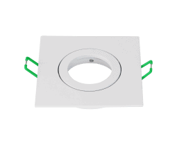 Square CNC Downlighter – Matt White