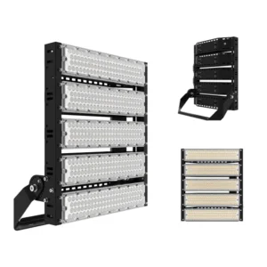 1200W LED Modular Floodlight + 100AC - 305V Driver 10kV Surge Protection